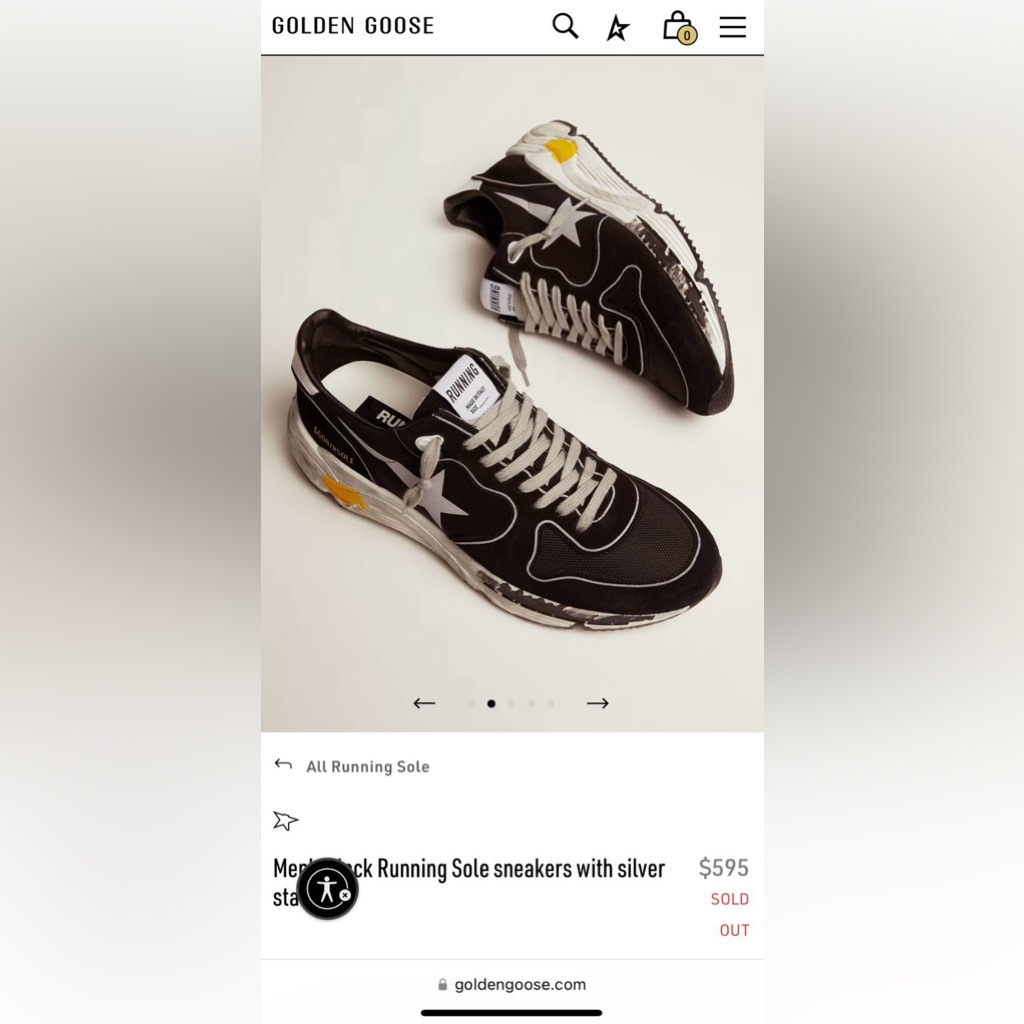 Men's Running Sole Golden Goose